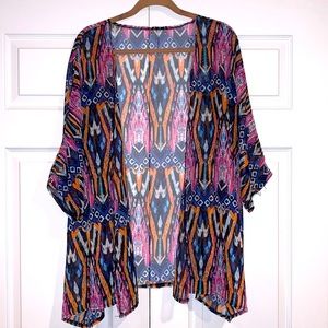 Sheer open bathingsuit cover up